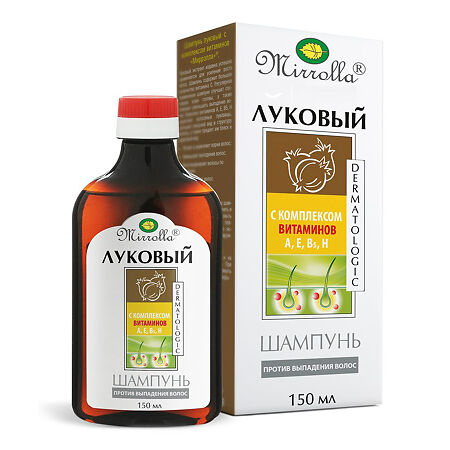 Шампунь "Мирролла" Луковый с комплексом витаминов 150мл №1