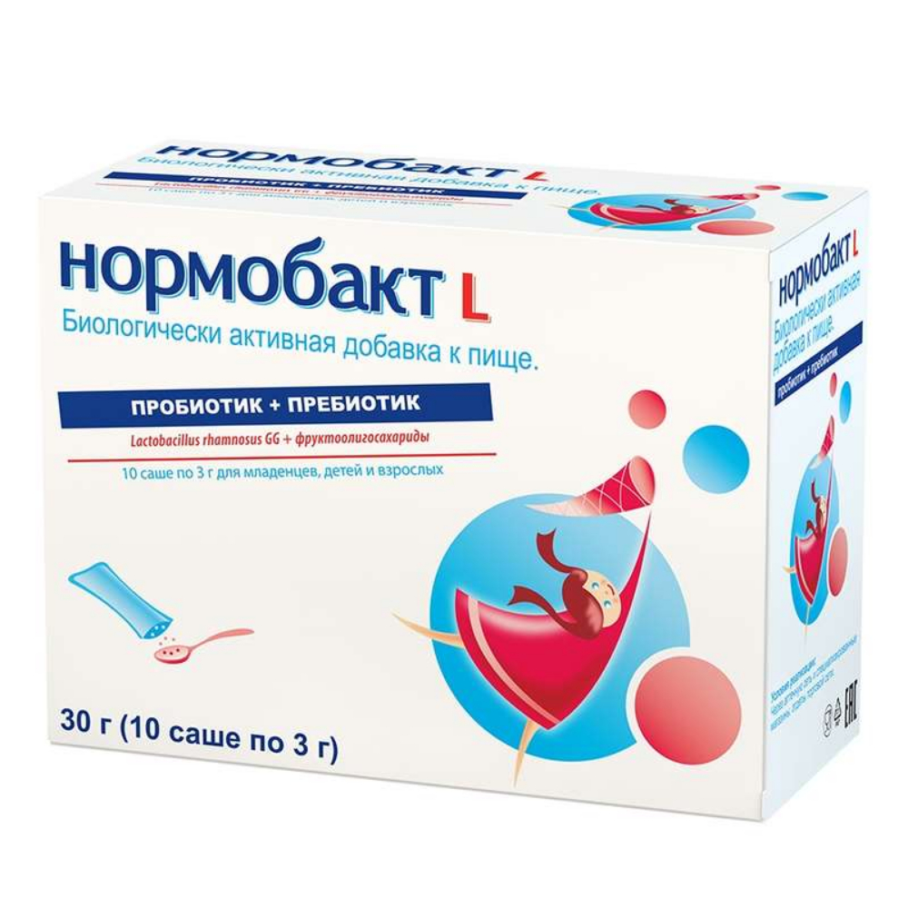 Нормобакт L БАД пор-к 3г саше №10