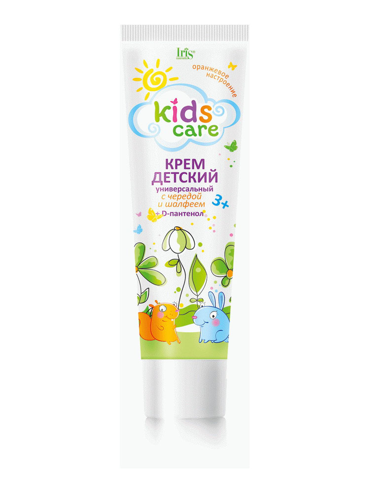 Крем детский Kids Care универс. с чередой и шалфеем 100мл упаковка №1