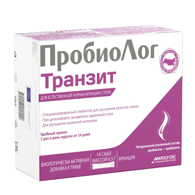 ПробиоЛог Транзит БАД пор-к 6,5г саше №14