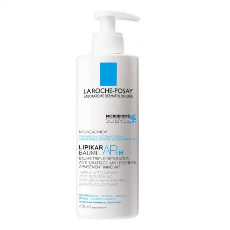 La Roche-Posay Lipikar AP+M бальзам липидовосп. тройного действ. для лица и тела младенц., детей и взр. 400мл №1