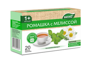 Ромашка с мелиссой БАД фиточай 1,2г фильтр-пакет №20