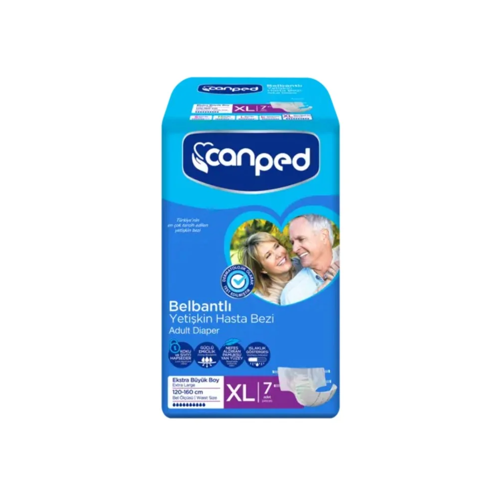 Подгузники для взрослых CANPED размер XL (120-160 см) упаковка №7
