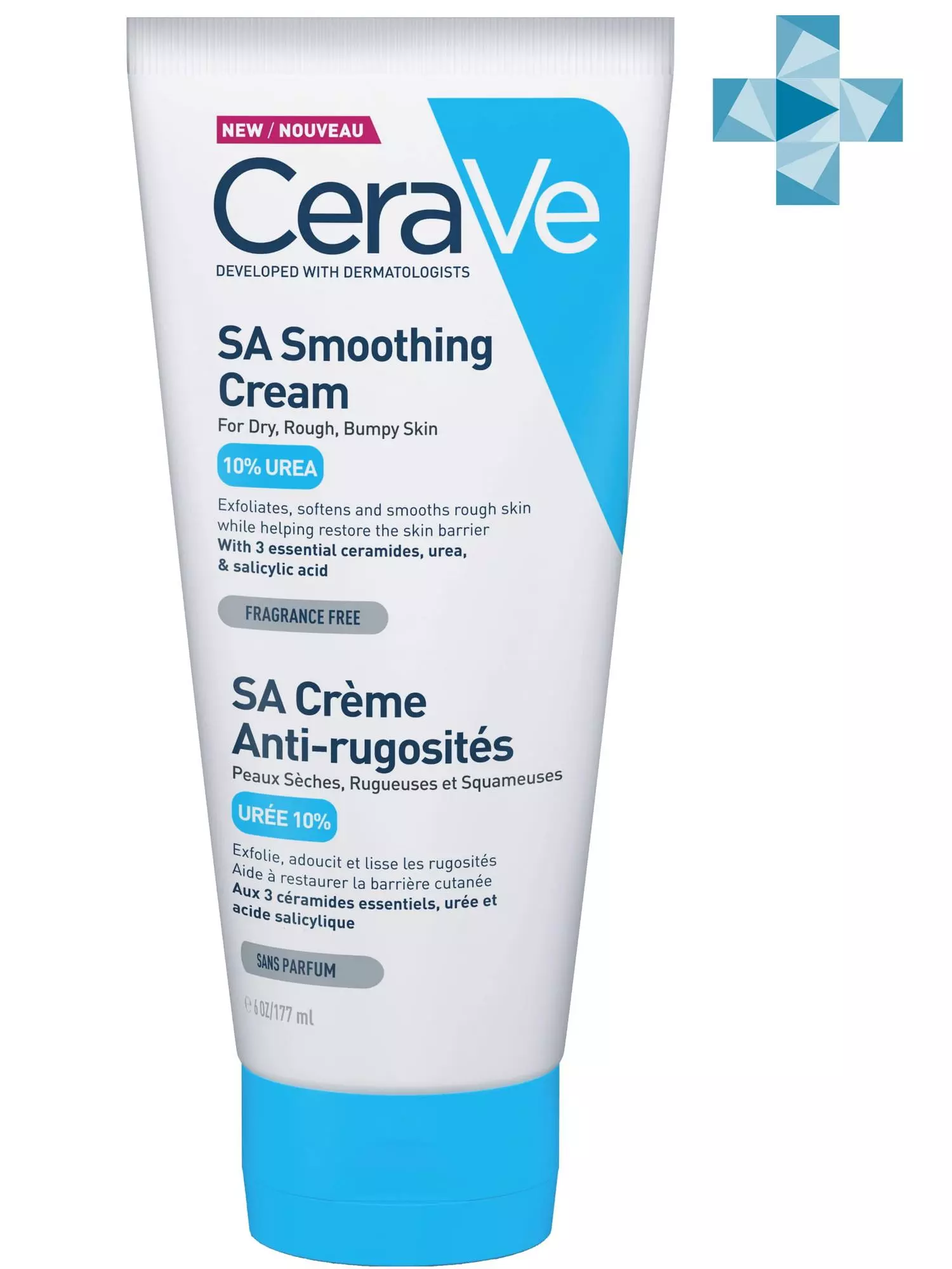 CeraVe SA крем для сухой огрубевшей и неровной кожи смягчающий 177мл №1