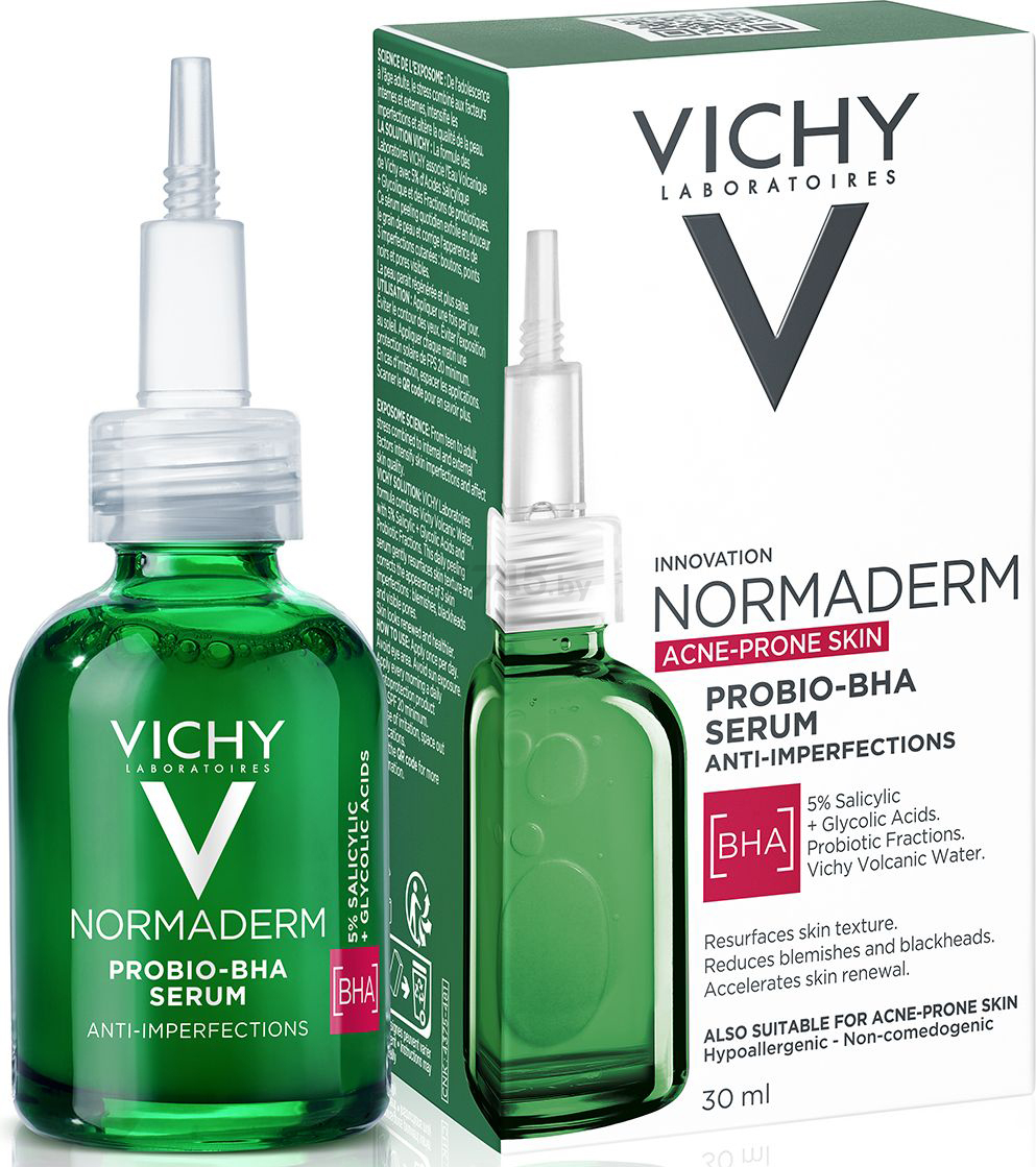 VICHY Normaderm сыворотка обновляющая пробиотическая против несовершенства кожи 30мл №1