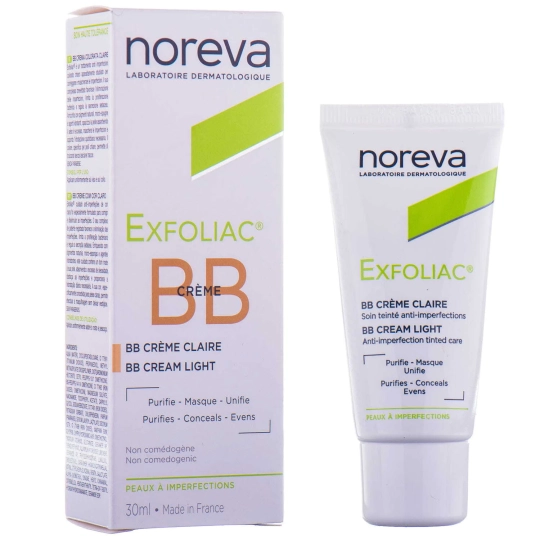 Noreva Exfoliac BB крем для лица тон светлый 30мл №1