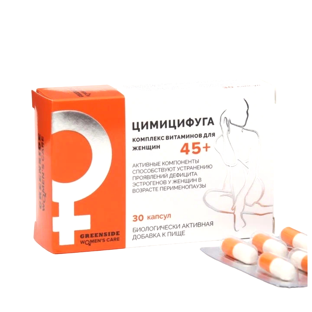 Цимицифуга с комплексом витаминов для женщин 45+ БАД капсулы №30