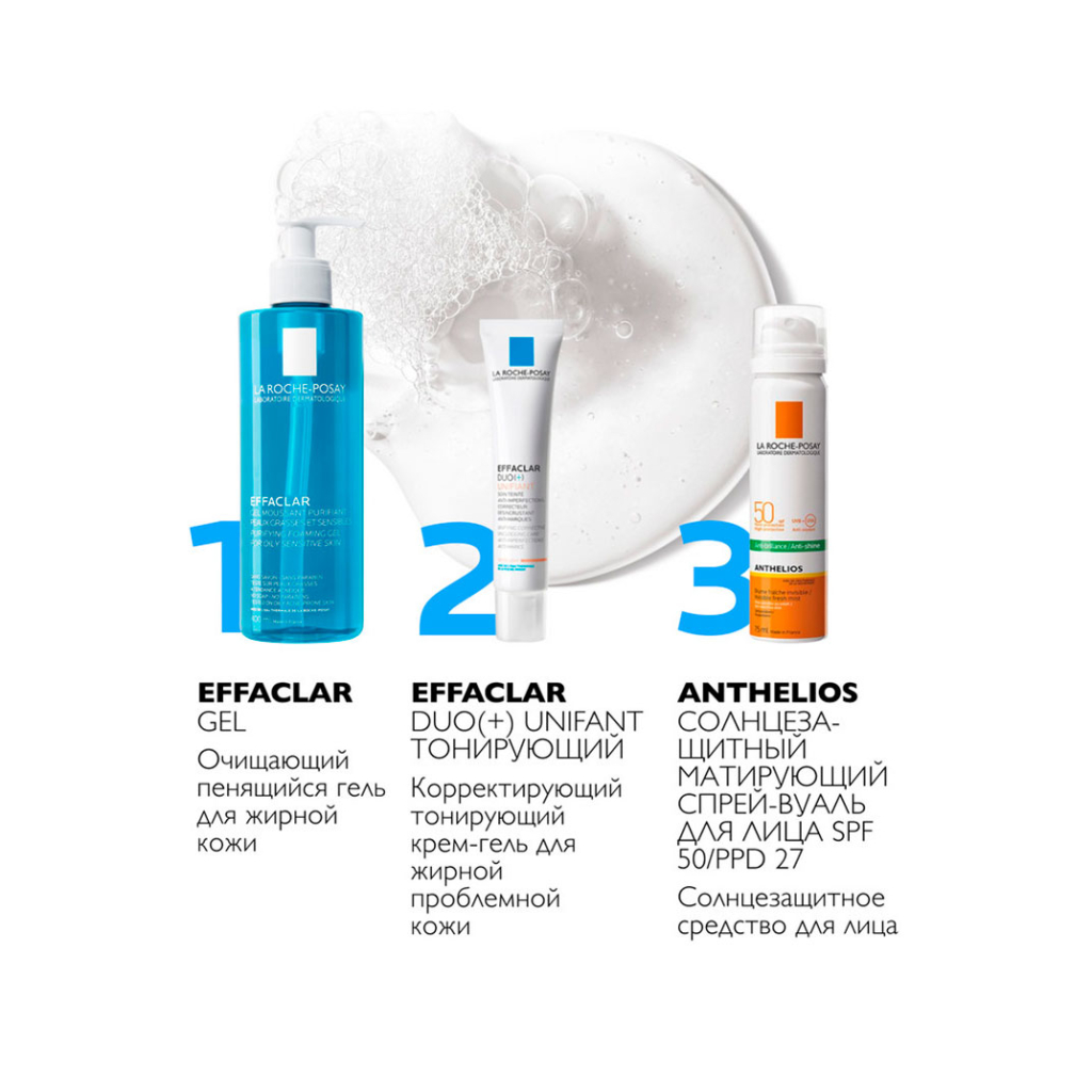 La Roche-Posay Effaclar DUO+ крем-гель коррект. для пробл. кожи с тонир. эффектом 40мл №1