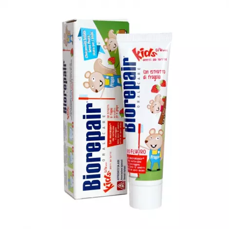 Зубная паста детская Biorepair Kids с экстрактом земляники 50мл №1