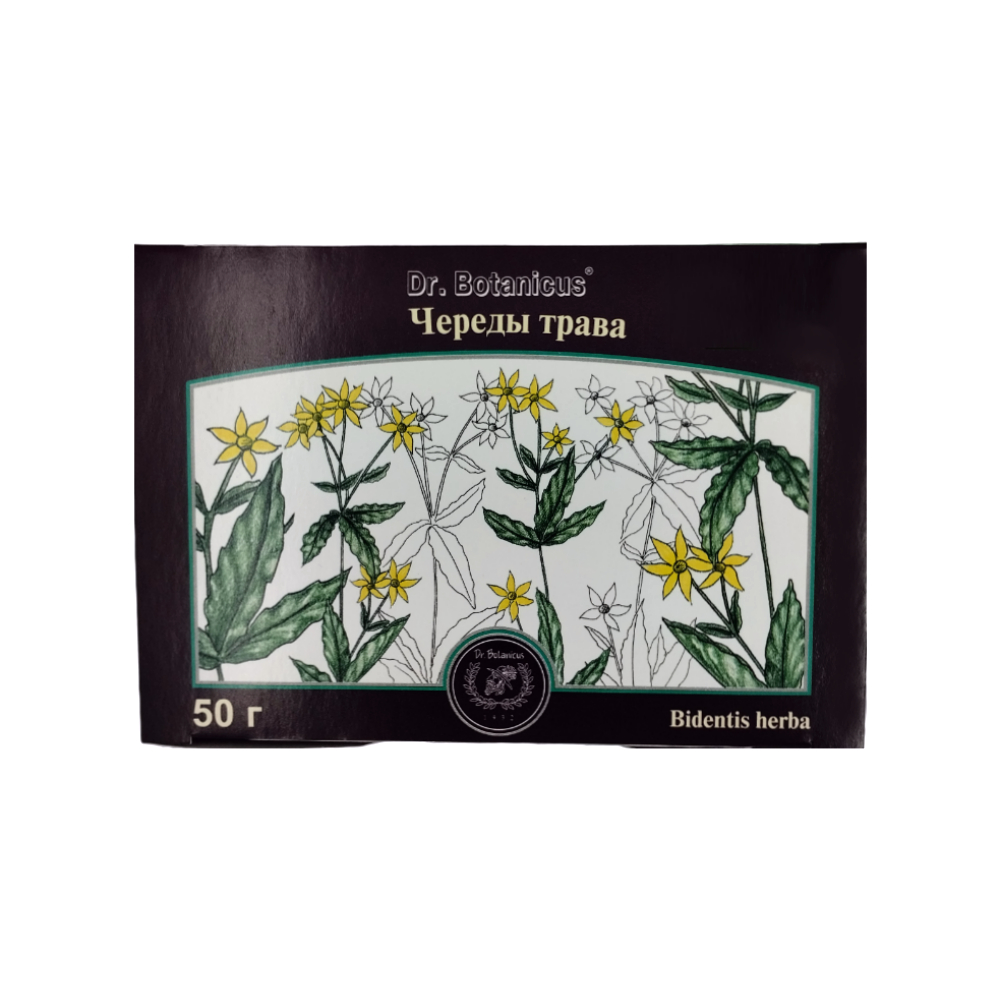 Череды трава лек. сырье измельчен. 50г упаковка №1
