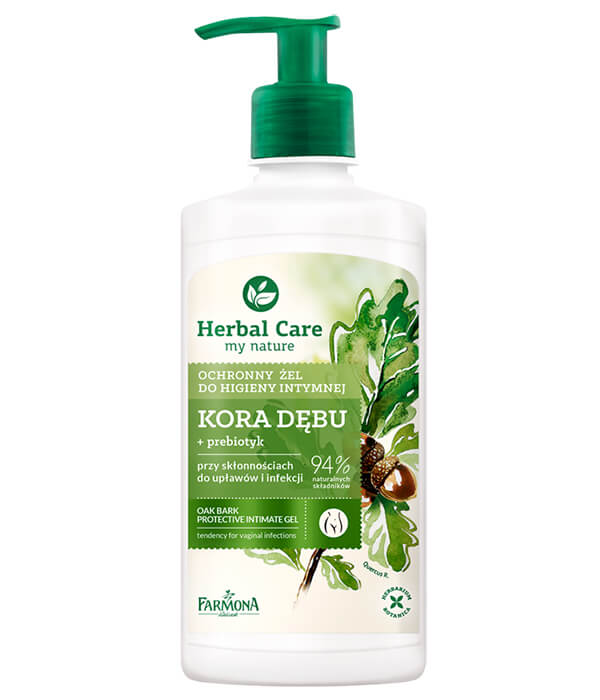 Farmona Herbal Care гель для интимной гигиены защитный кора дуба 330мл №1