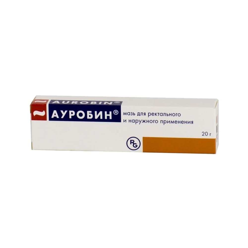 Ауробин мазь для местного и наруж. прим. 20г туба №1