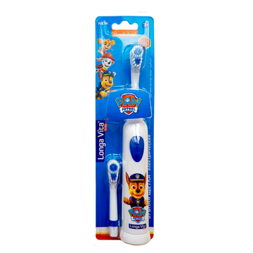 Зубная щетка электрическая детская Longa Vita for kids Paw Patrol синяя арт.KAB-3 + сменн. насадка комплект №1