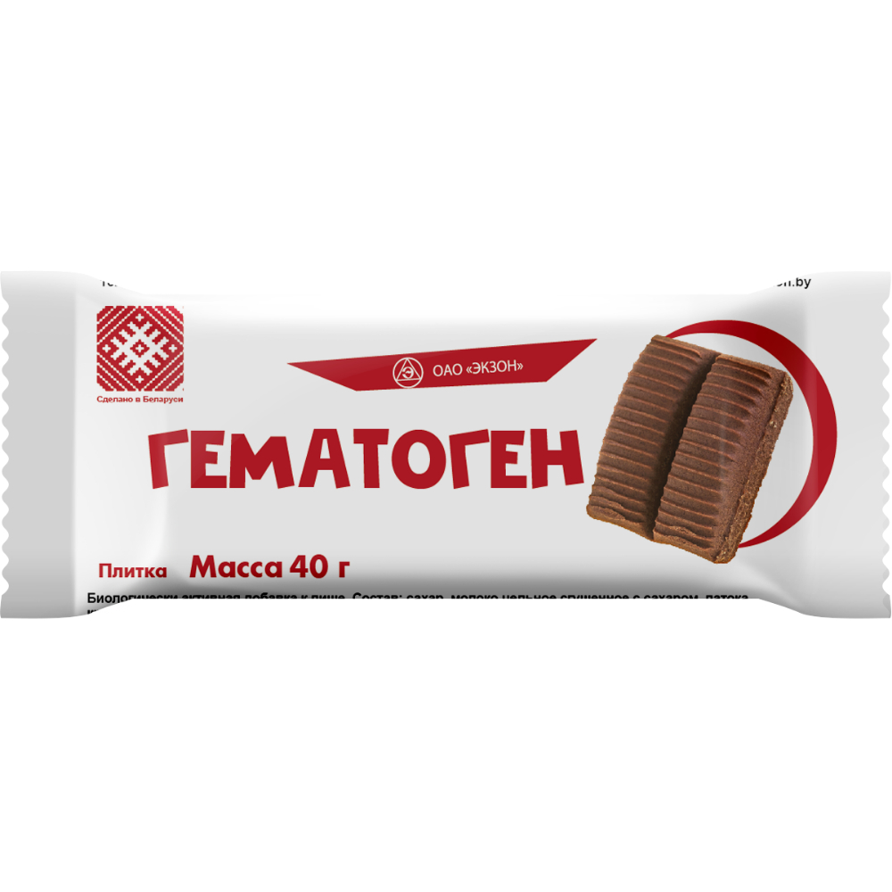 Гематоген БАД плитка 40г №1