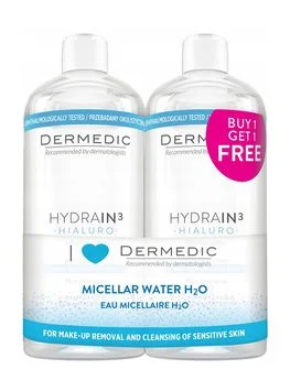 Dermedic Hydrain3 Hialuro вода мицелярная Н2О 500мл набор №2