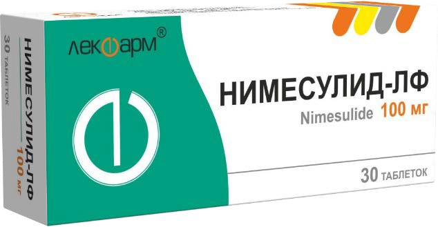 Нимесулид-ЛФ таблетки 100мг упаковка №30