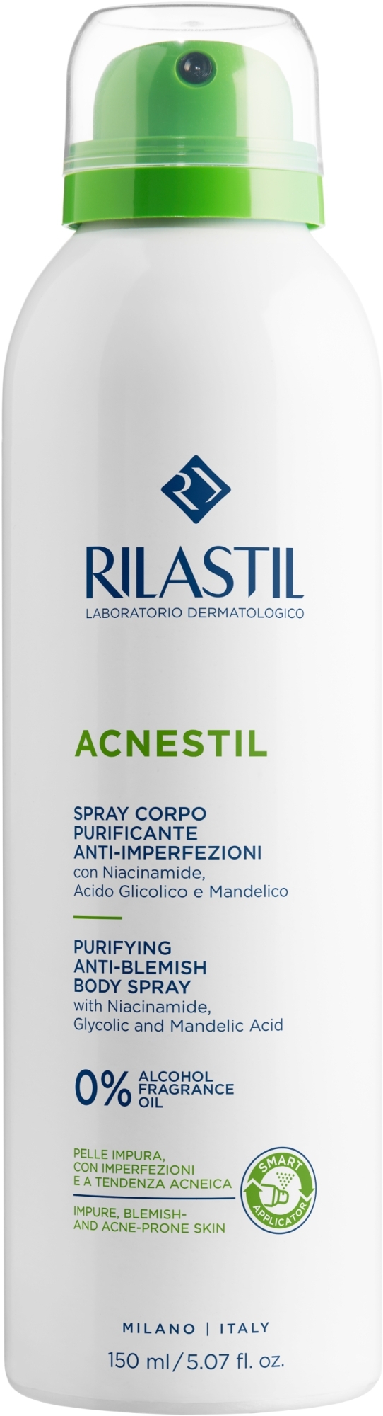 Rilastil Acnestil спрей-лосьон для тела для проблемной кожи очищающий 150мл №1