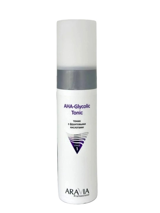 ARAVIA Professional тоник с фруктовыми кислотами AHA-Glycolic Tonic 250мл №1