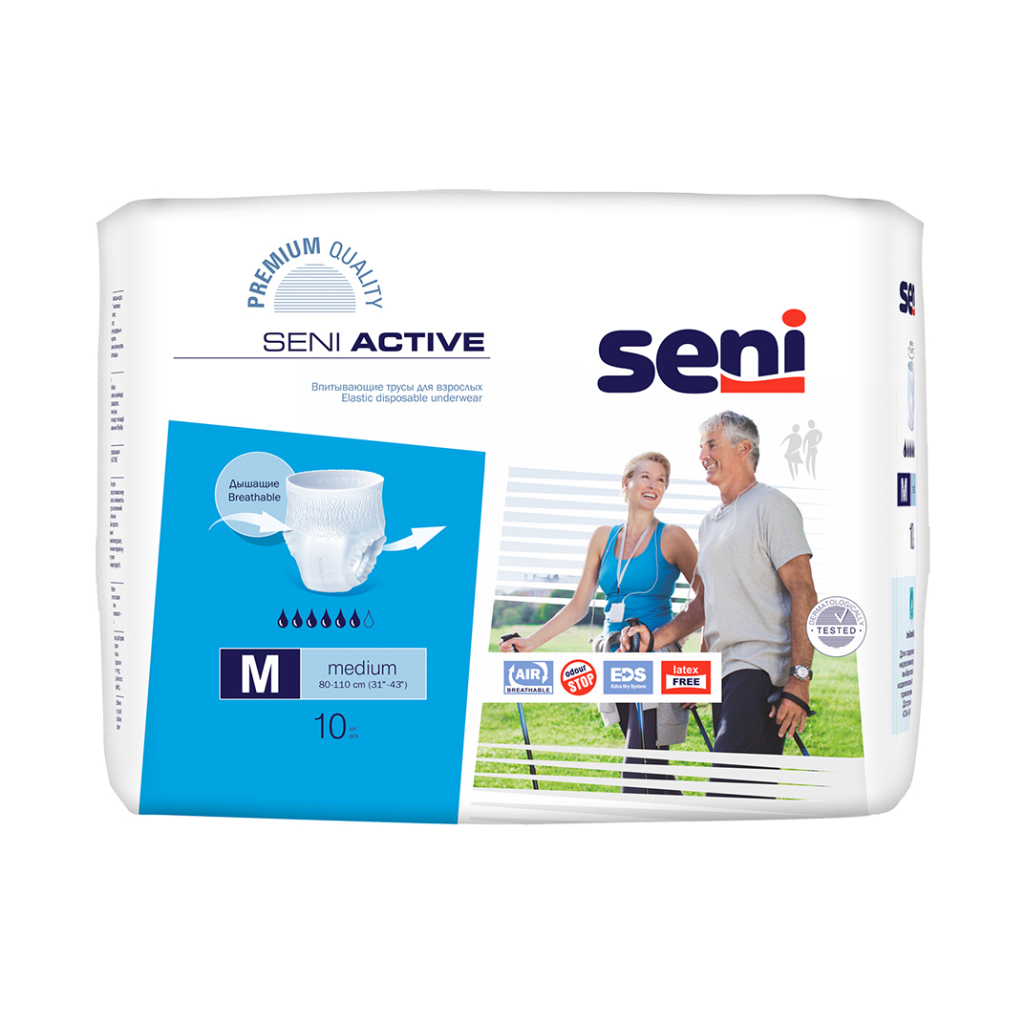 Трусики впитывающ. Seni Active Medium упаковка №10