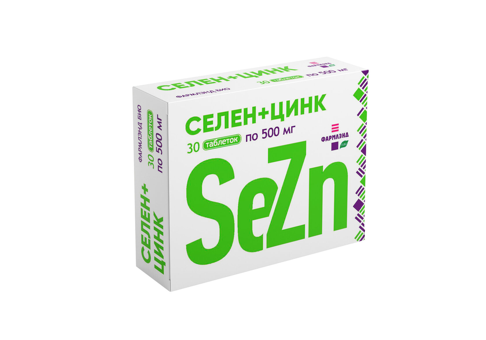 Селен+Цинк БАД таблетки 500мг №30