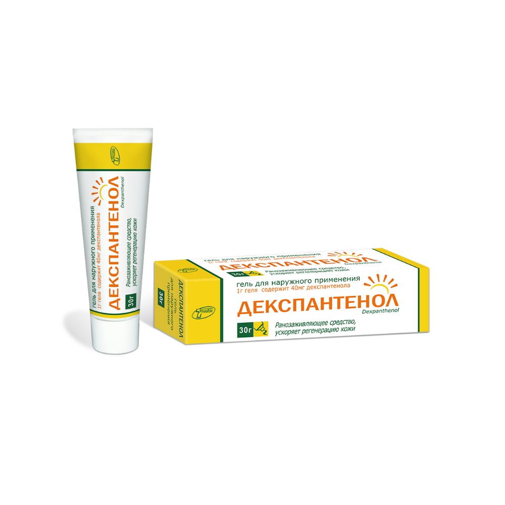 Декспантенол ФТ гель для наруж. прим. 40мг/г 30г туба №1