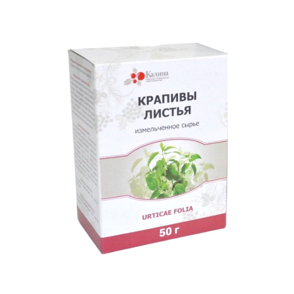 Крапивы листья лек. сырье измельчен. 50г упаковка №1