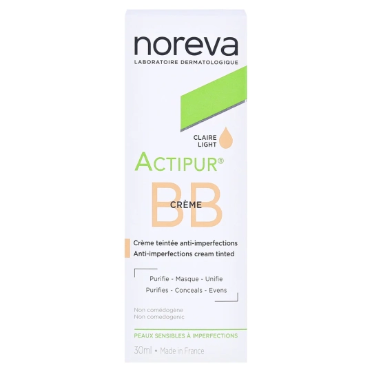 Noreva Actipur BB крем для лица тон светлый 30мл №1