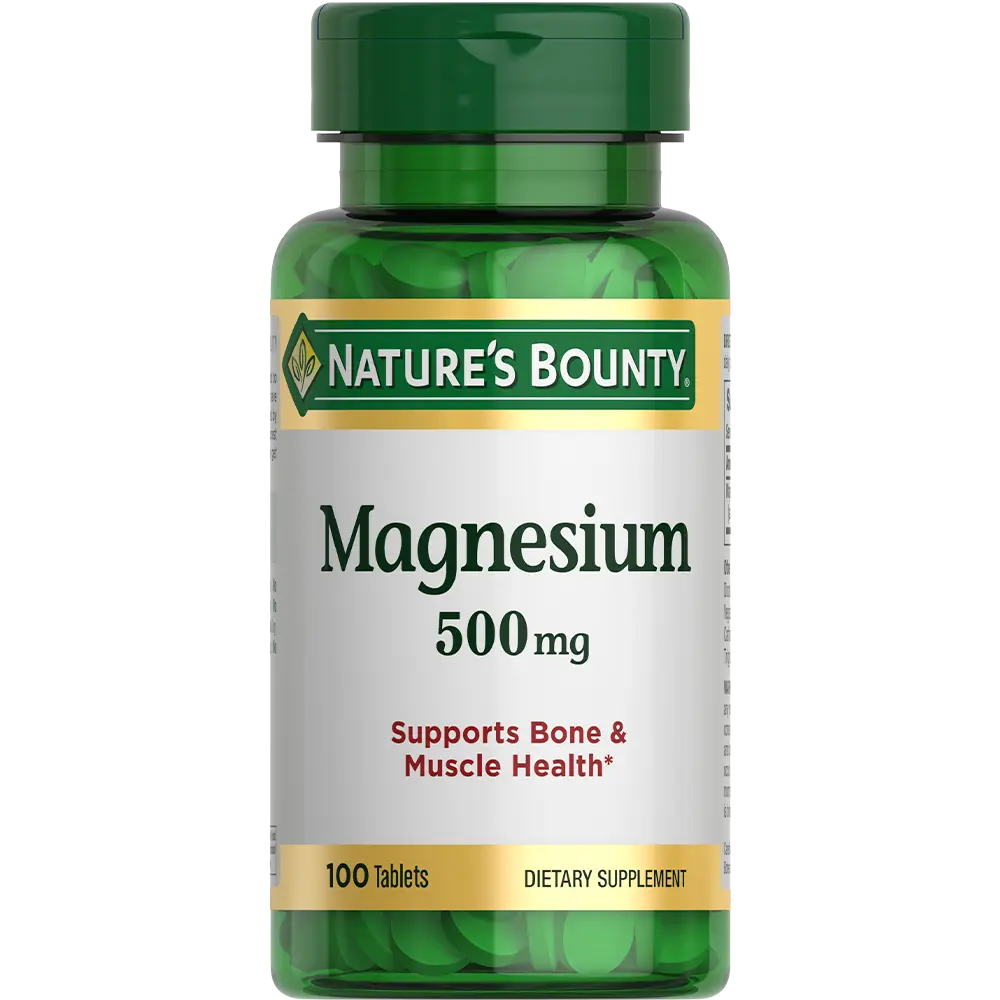 Nature's Bounty Магний 500мг БАД таблетки упаковка №100