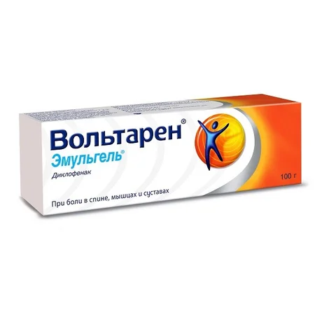 Вольтарен эмульгель гель для наруж. прим. 1% 100г туба №1