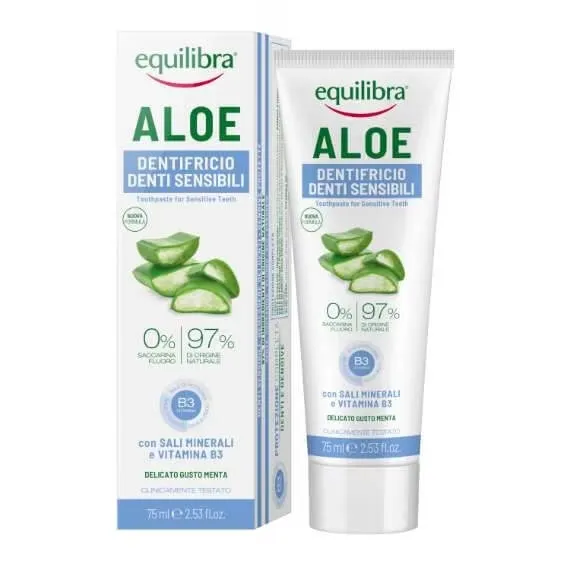Equilibra Aloe зубная паста для чувствит. зубов 75мл №1