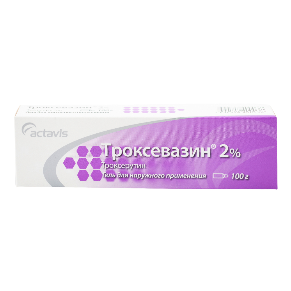 Троксевазин гель для наруж. прим. 20мг/г 100г туба №1