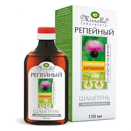 Шампунь "Мирролла" Репейный с комплексом витаминов 150мл №1