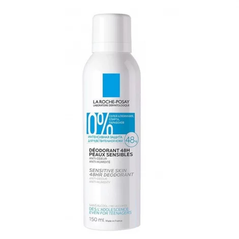 La Roche-Posay дезодорант-спрей для чувств. кожи 48ч 150мл №1