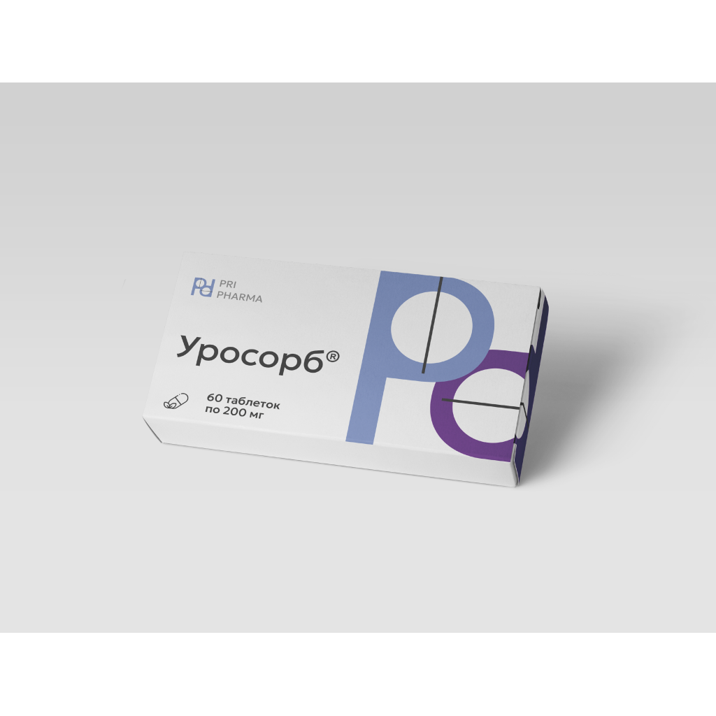 УроСорб БАД таблетки 200мг упаковка №60