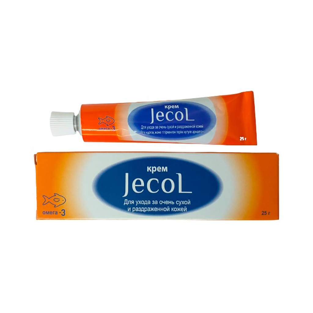 Жеколь (Jecol) крем для ухода за очень сухой и раздраженной кожей 25г №1