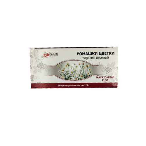 Ромашки цветки лек. сырье измельчен. 1,5г фильтр-пакет №20