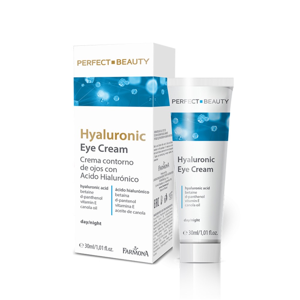 Farmona Perfect Beauty крем с гиалуроновой кислотой вокруг глаз на день/ночь разглаж. увлажн. 30мл №1