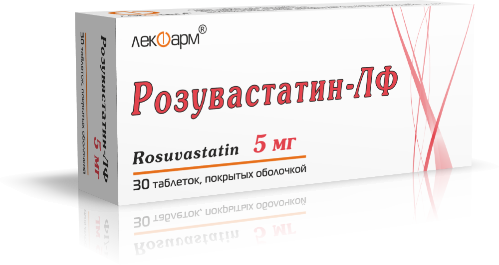 Розувастатин-ЛФ таблетки п/о 5мг упаковка №30