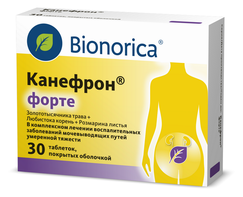 Канефрон форте таблетки п/о упаковка №30