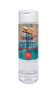 Вода мицеллярная Omega 369 для лица глаз и губ 200мл №1