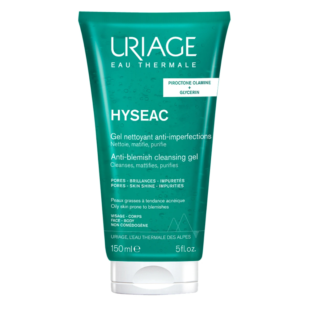 URIAGE Hyseac гель для лица против несовершенств кожи очищающий 150мл №1
