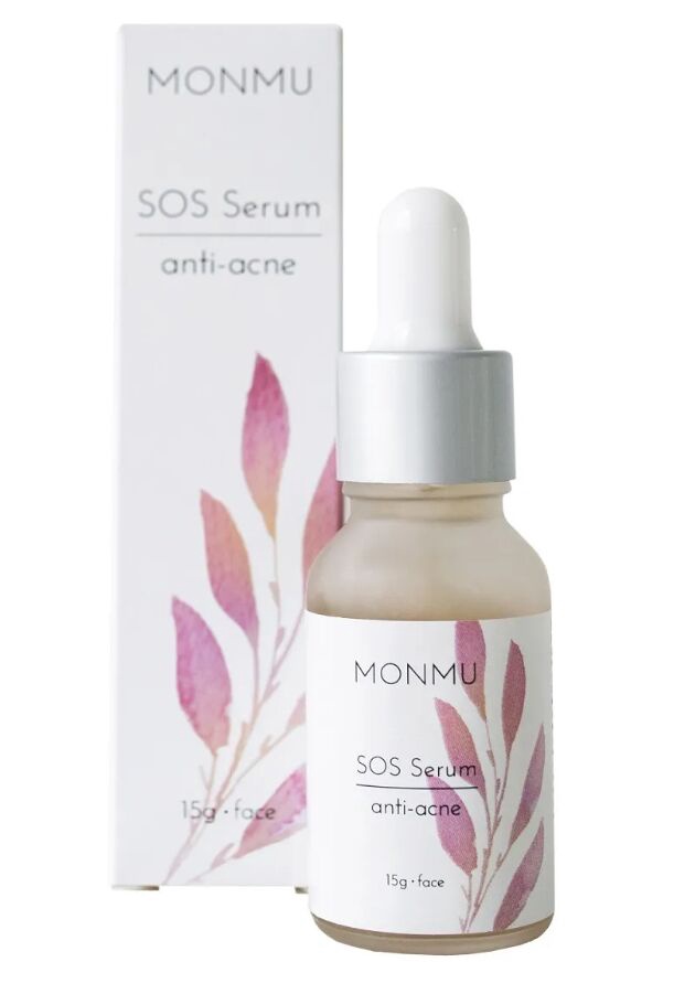 MONMU SOS-сыворотка интенсивная Anti-acne с эффектом сияния 15г №1