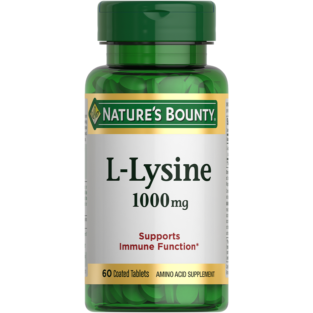 Nature's Bounty L-Лизин 1000 мг БАД таблетки упаковка №60