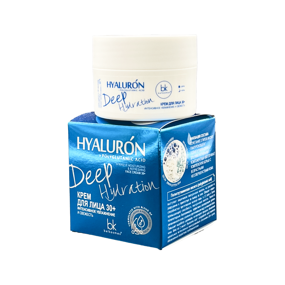 Крем для лица 30+ Hyaluron Deep Hydration интенсивн. увлажн. и свежесть 48г №1