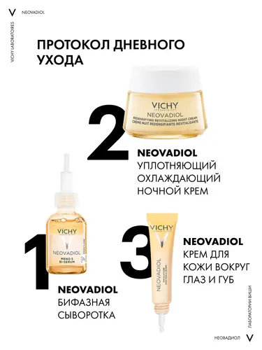 VICHY Neovadiol Менопауза крем дневной восстанавливающий и ремоделирующий контуры лица 50мл №1