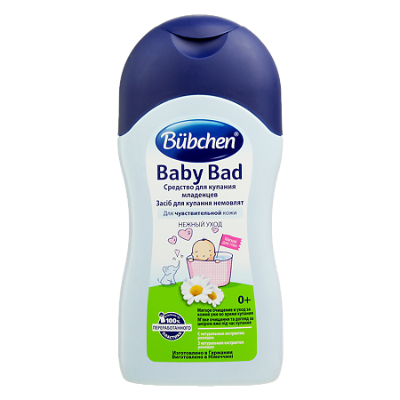 Bubchen средство для купания младенцев Baby Bad 400мл №1