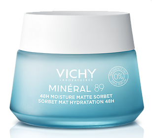 VICHY Mineral 89 гель-сорбет для лица с увлажнением 48ч матирующий 50мл №1