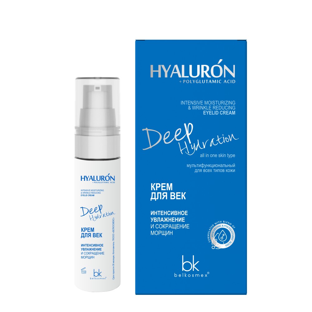 Крем для век Hyaluron Deep Hydration интенсивн. увлажн. и сокращ. морщин 30г №1