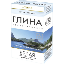 Глина косметическая белая Lutumtherapia 100г упаковка №1