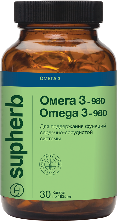 Омега 3-980 БАД капсулы 1 935мг упаковка №30